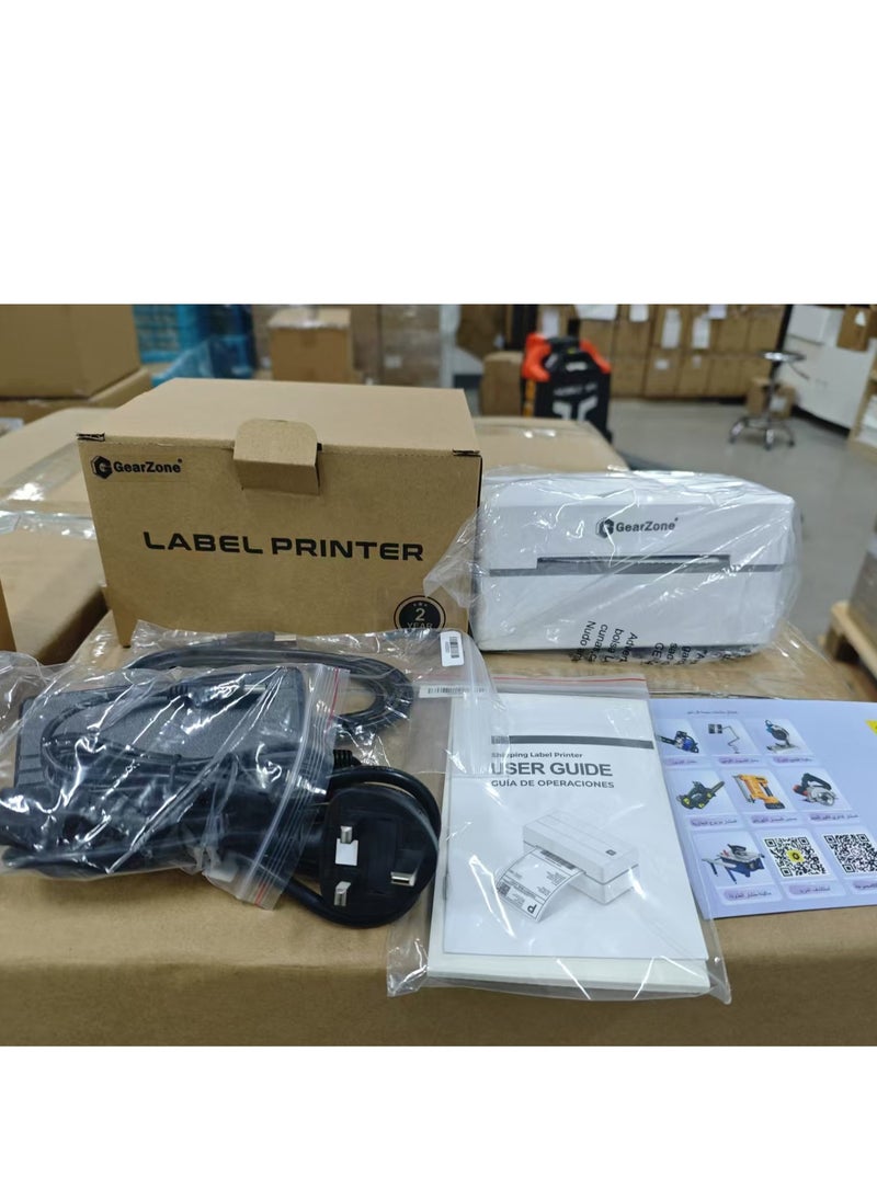 Bluetooth Thermal Shipping Label Printer, Wireless 4x6 Shipping Label Printer for Shipping Packages, Support Android, iPhone and Windows