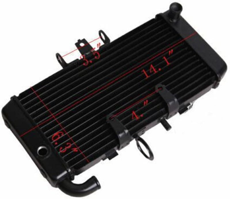 DEMULAX Motorcycle Radiator Cooler for CB400 V TEC - Image 2