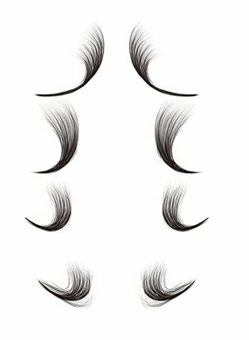 Temporary Baby Hair Tattoo Stickers, Waterproof Tattoos Body Makeup for Women, Edge Tattoo Edges Curly Hair Salon DIY Hairstyling Hair Stickers Template Makeup Tool - Image 1