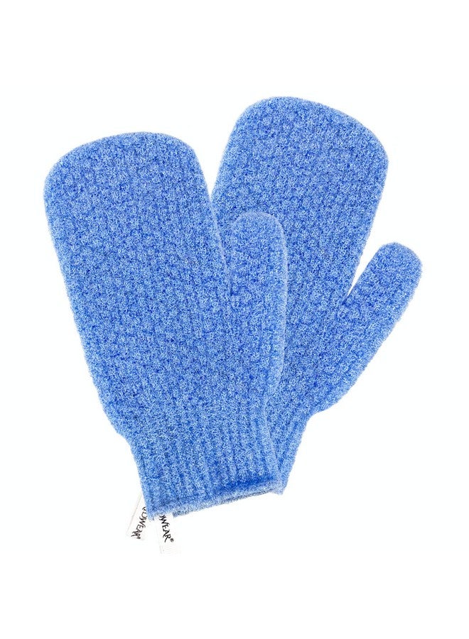 Evridwear Shower Exfoliating Mitts Deep Cleanse Bathing Scrub Gloves Self Tan Scrubber Mitten Dead Skin Remover For Men And Women1 Pair Moderate  - Image 1