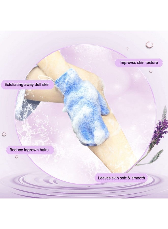 Evridwear Shower Exfoliating Mitts Deep Cleanse Bathing Scrub Gloves Self Tan Scrubber Mitten Dead Skin Remover For Men And Women1 Pair Moderate  - Image 4