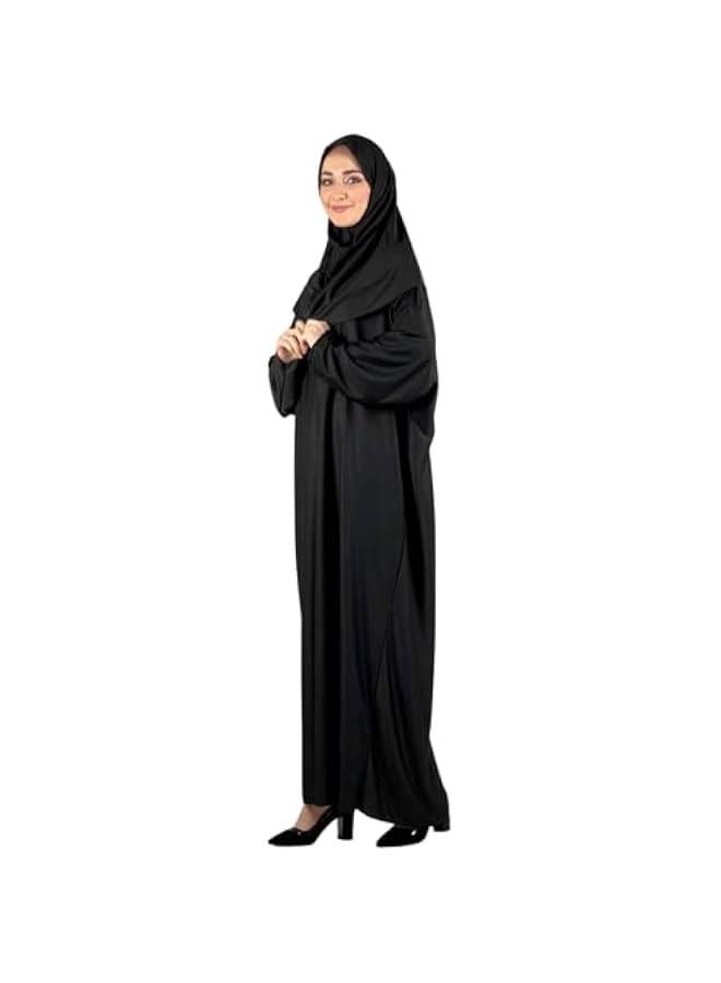 Arabest Women Prayer Clothes with Hijab Muslim Outfits Long Robe Abaya Turkish Islamic Dresses Dubai Kaftan with Rosary - Image 2