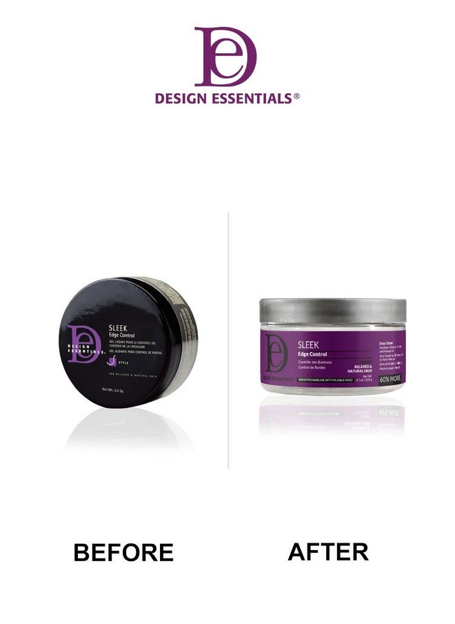 Design Essentials Sleek Edge Control Medium Hold For Relaxed And Natural Textures 3.7 Ounce (Pack Of 1)  - Image 4