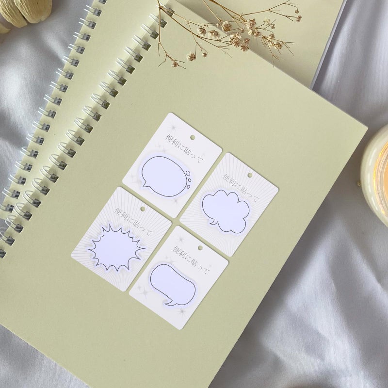 Adhesive Memo Pads 30 Pages 4 Pack Portable Sticky Notes for Home Office School Reminders - Image 5