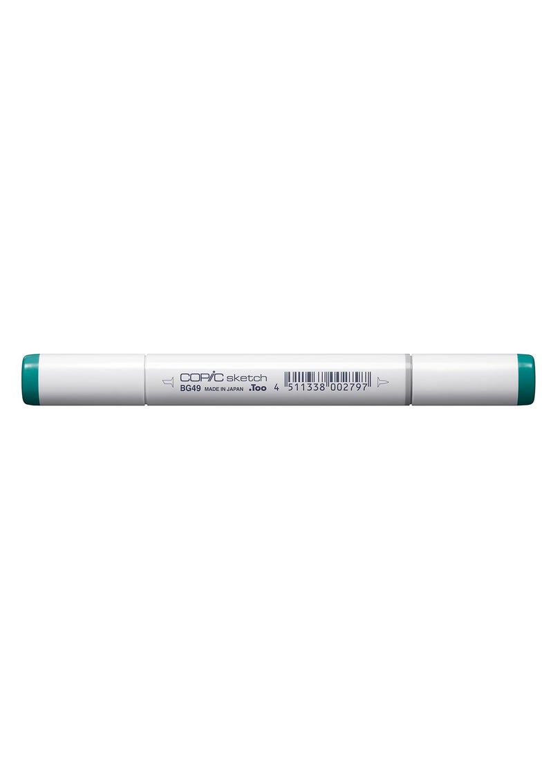 COPIC Copic Markers BG49-Sketch, Duck Blue  - Image 1