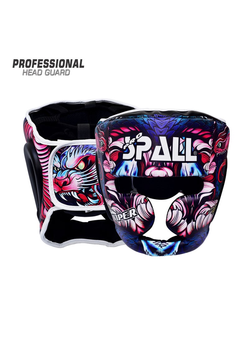 Spall Boxing Head Guard For Mma Training Equipment For Protection Perfectly Fit For Men Women Boys Girls Boxing Gear Gym Training Club Class Body Build Fighting Head Gear - Image 1