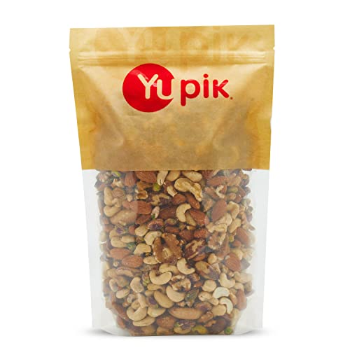 Yupik Raw Mix Nuts, 1 lb, Premium Natural Mixed Nuts with Almonds, Walnuts, Pistachios, Cashews, and Brazil Nuts, Healthy Snack,Brown, Pack of 1 - Image 3