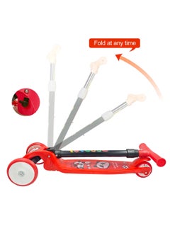 LB 3-Wheel Foldable Kids Scooter with Adjustable Height and Foot Brake  - Image 2
