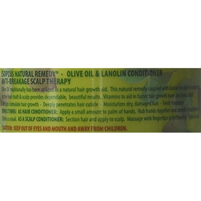 Isoplus Natural Remedy Olive Oil/Lanolin Conditioner 3.75 Oz - Image 3