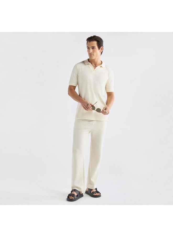 FAV Solid Polo T-shirt with Short Sleeves  - Image 2