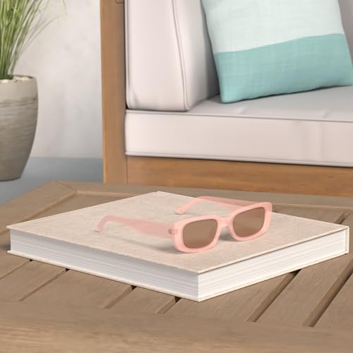 KUGUAOK Retro Rectangle Sunglasses Women and Men Vintage Small Square Sun Glasses UV Protection Glasse - Image 2