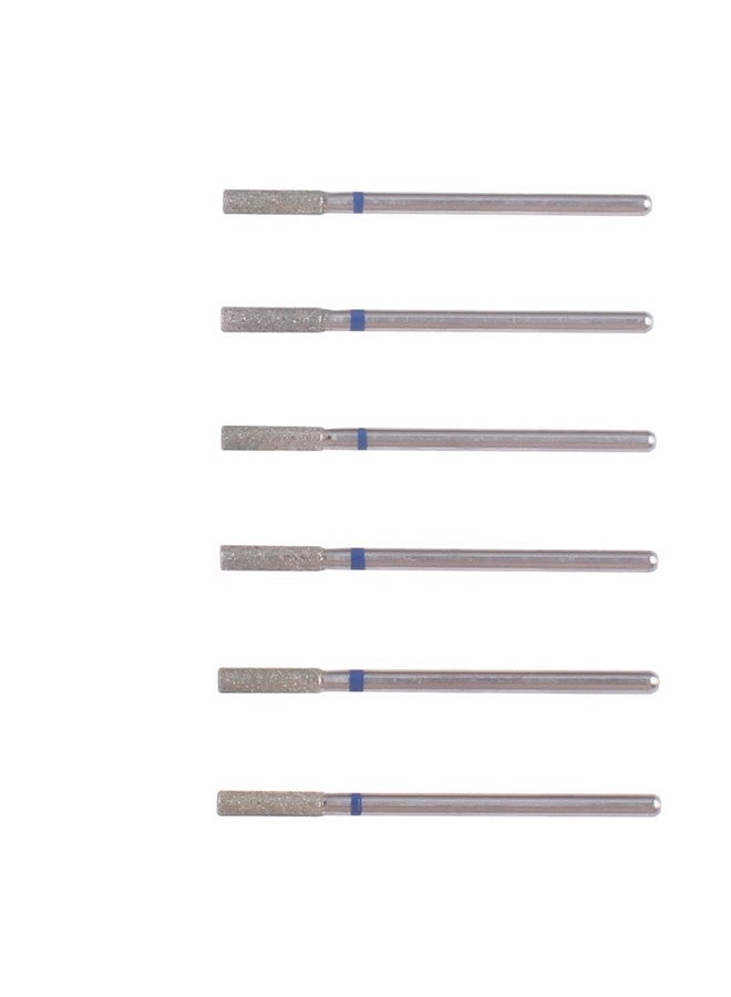 MZCMSL Barrel Cuticle Nail Drill Bit Set with Case, 6pcs Pro Diamond Nail Bits for Nail Salon Manicure, 3/32 Shank efile Bit(Medium) - Image 4