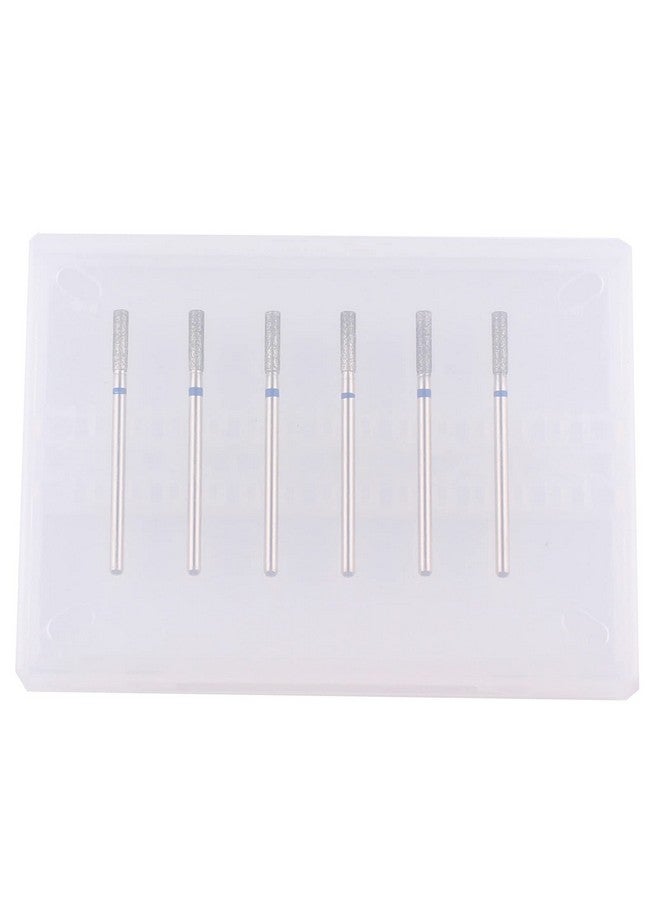 MZCMSL Barrel Cuticle Nail Drill Bit Set with Case, 6pcs Pro Diamond Nail Bits for Nail Salon Manicure, 3/32 Shank efile Bit(Medium) - Image 5