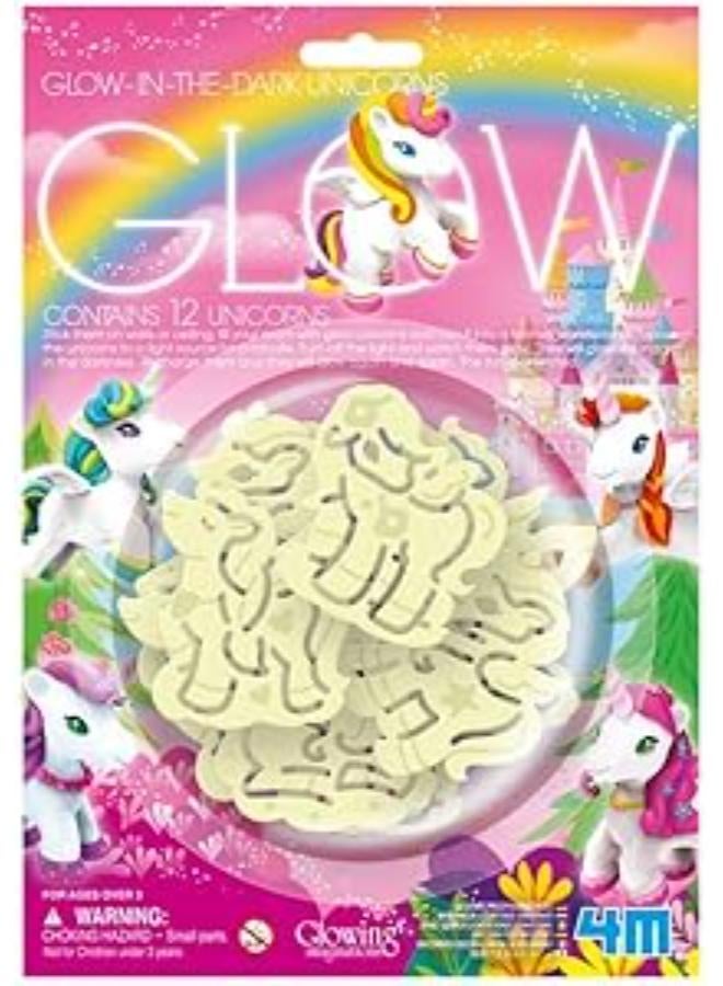 جلو وحيدات القرن المتوهجة في الظلام