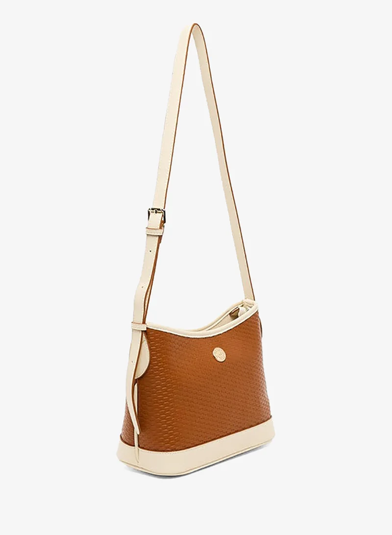 ان كلاين Anne Klein Women’s Brown PU Shoulder Bag with Long Strap