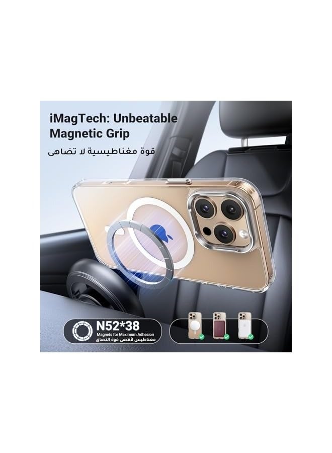 erorex iPhone 16 Pro Max Case MagSafe (MagU), Innovative Camera Lens Stand, MIL-Grade Protection, Anti-Scratch Clear Cover with Kickstand, Slim Thin Phone Case for iPhone 16 Pro Max 6.9" Accessories - Image 4