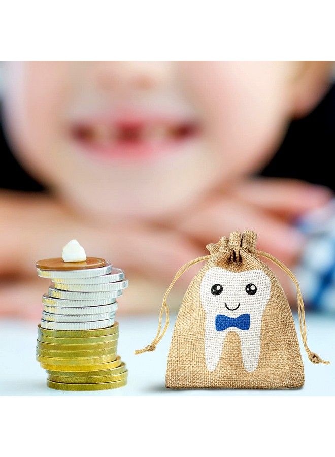 Shappy Tooth Fairy Bag Pouch For Boys And Girls To Place Under Pillow Milk Teeth Container Box For Toothfairy Tooth Holder Keepsake Gift For Kids Children Baby Shower Birthday (Blue Style) - Image 4