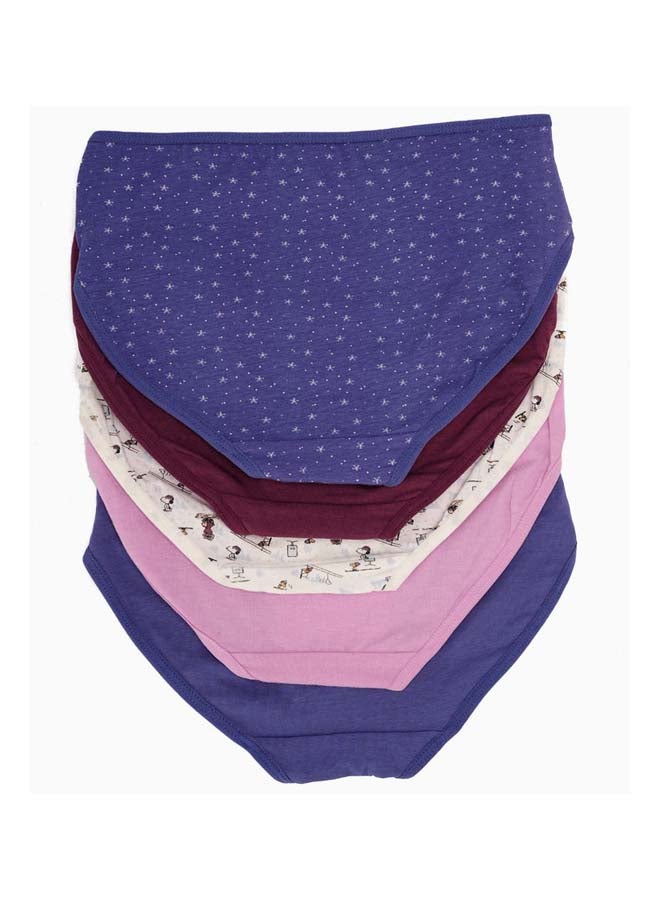Carina Pack of 5 Colored Bikini Panties - Image 2