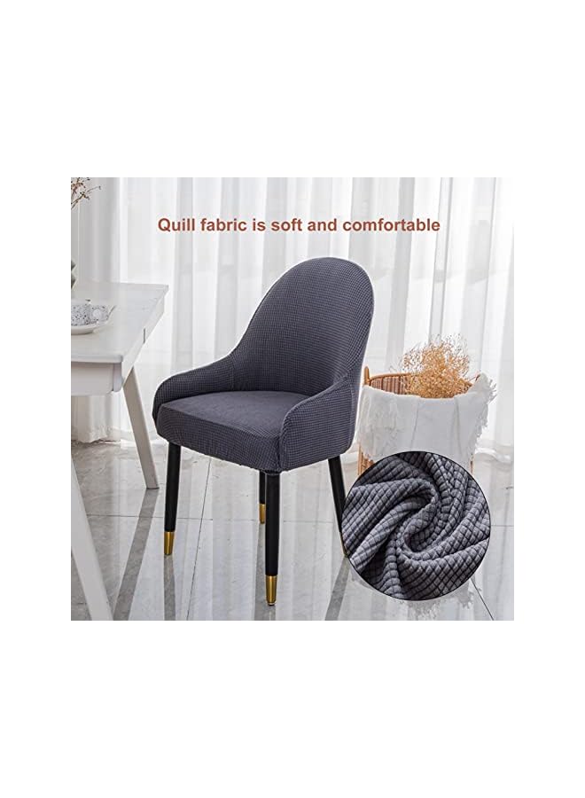 The Bros Chair Covers for Dining Room Set of 4， Stretch Removable Washable Chair Slipcovers for Dining Room, Restaurant, Kitchen, Party - Image 5