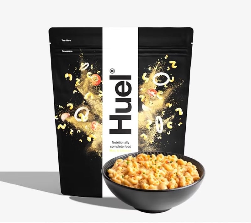 Huel Hot and Savory Instant Meal Replacement - Chick’n and Mushroom Pasta - 14 Scoops Packed with 100% Nutritionally Complete Food, Including 24g of Protein, 6g of Fiber, and 27 Vitamins and Minerals - Image 1