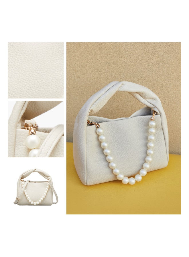 YEARCON Qixi Gift】fashion Pearl Accent Mini Square Bag - Versatile Women's Handbag For Loved Ones And Girlfriends - Image 5