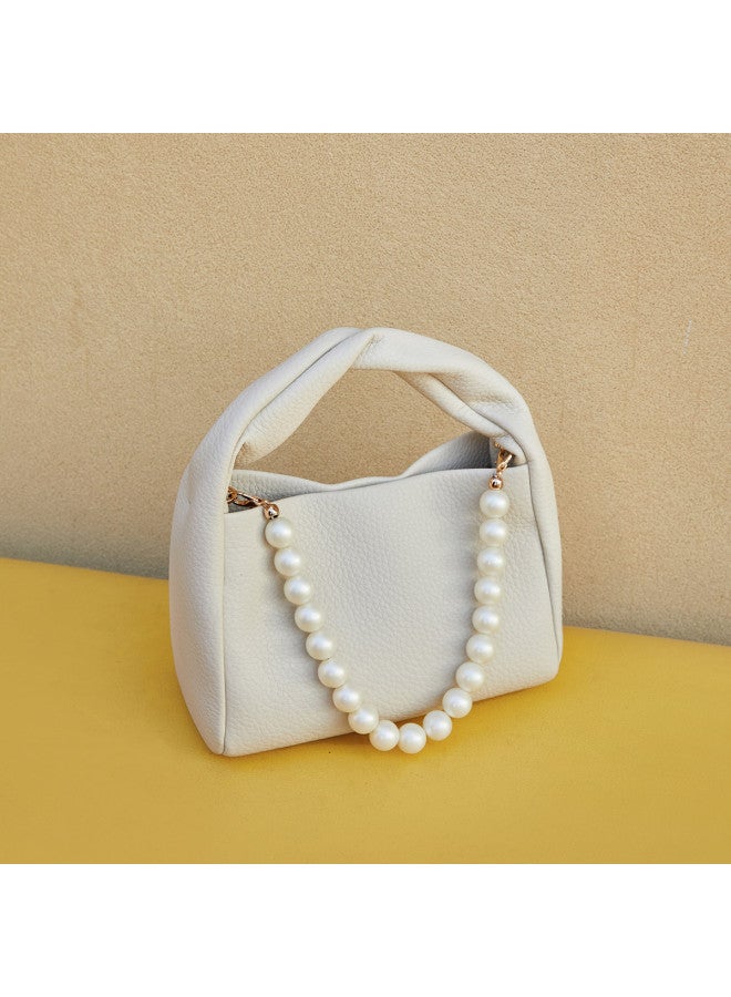 YEARCON Qixi Gift】fashion Pearl Accent Mini Square Bag - Versatile Women's Handbag For Loved Ones And Girlfriends - Image 2