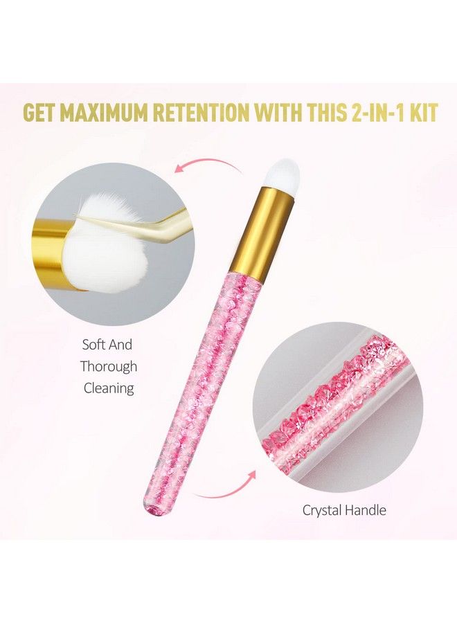 EMEDA Lash Shampoo For Lash Extensions60Ml Eyelash Extension Cleanser Oil Free Foam Soap Lash Bath For Eyelash Extensions Wash Oil Dustcarelash Extension Shampoo Kit With Brushhome Salon Use - Image 5