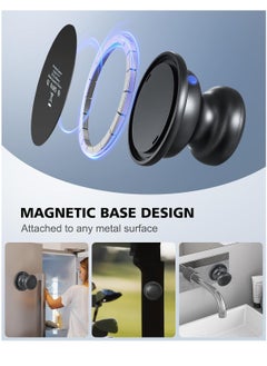 KASTWAVE Mini Portable Wireless Bluetooth Speaker with Magnetic Base, Powerful Sound, Easy to Attach to Metal Surface, [Compatible with Magsafe, iPhone 15, 14, 13, 12 Pro/Max] for Home or Outdoor  - Image 3