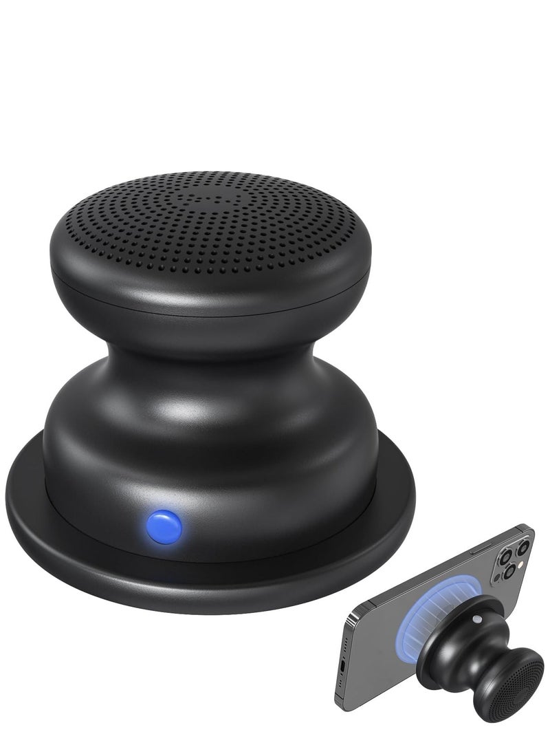 KASTWAVE - Mini Portable Wireless Bluetooth Speaker with Magnetic Base, Powerful Sound, Easy to Attach to Metal Surface, [Compatible with Magsafe, iPhone 15, 14, 13, 12 Pro/Max] for Home or Outdoor - Image 1