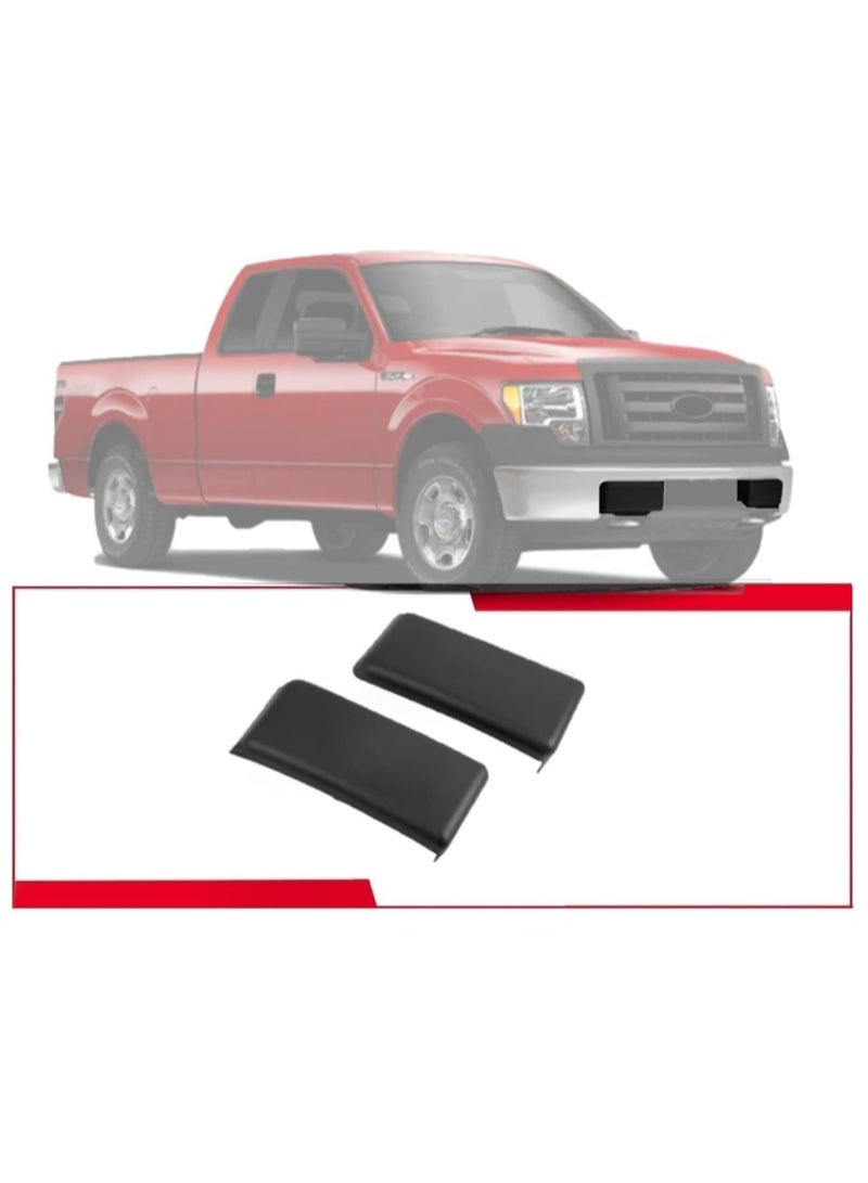 KISSUN Front Bumper Guard Pad Compatible With Ford 2009-2014 F150 Cover Trim F-150 Insert Cap Set (Left & Right) - Image 1
