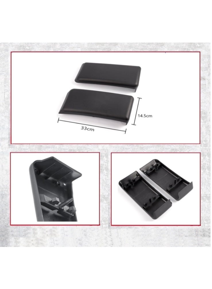KISSUN Front Bumper Guard Pad Compatible With Ford 2009-2014 F150 Cover Trim F-150 Insert Cap Set (Left & Right) - Image 3