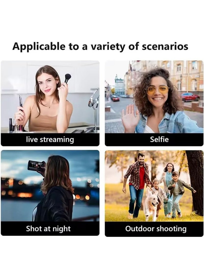 X-level Selfie Stick Tripod - Extendable Phone Tripod with Wireless Remote All-in-one Design for Smartphones Compatible with iPhone 16 15 14 pro max,Samsung, Android,iOS (Black+Light) - Image 4