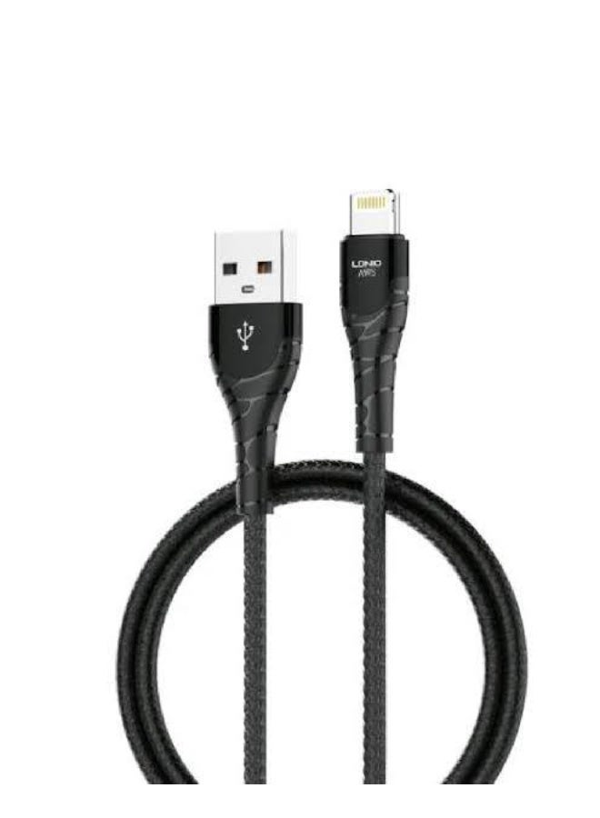 لدنيو شاحن آيفون 30 وات، كابل USB إلى Lightning بطول 2 متر، سلك شحن سريع متوافق مع iPhone 14/13/12/11 Pro Max/XS MAX/XR/XS/X/8/7/Plus/6S/6/SE/5S/iPad - Image 1