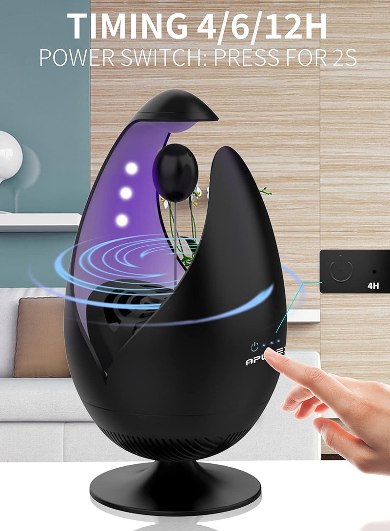 KASTWAVE مصيدة البعوض، مصيدة ذباب الفاكهة مع ضوء UV، قاتل البعوض الكهربائي الداخلي للعث، ذباب المجاري والحشرات، مصيدة الذباب، غير سامة، جهاز صيد الحشرات آمن للأطفال والحوامل - Image 2