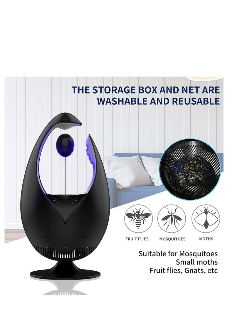 KASTWAVE مصيدة البعوض، مصيدة ذباب الفاكهة مع ضوء UV، قاتل البعوض الكهربائي الداخلي للعث، ذباب المجاري والحشرات، مصيدة الذباب، غير سامة، جهاز صيد الحشرات آمن للأطفال والحوامل - Image 3