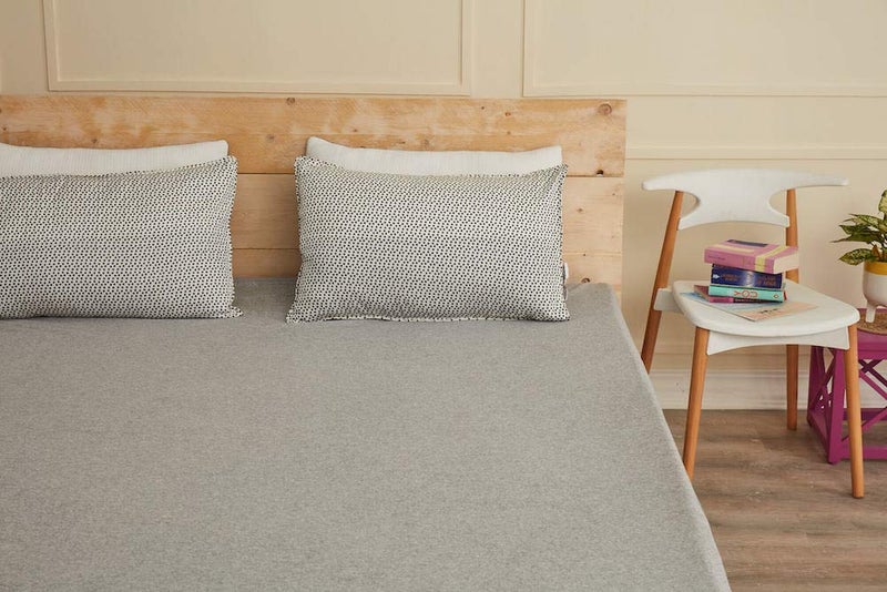 Wakefit 100% Waterproof Premium Cotton Mattress Protector | Breathable and Hypoallergenic Ultra Soft Fitted Bed Protector 75"x42" - Single, Grey - Image 2