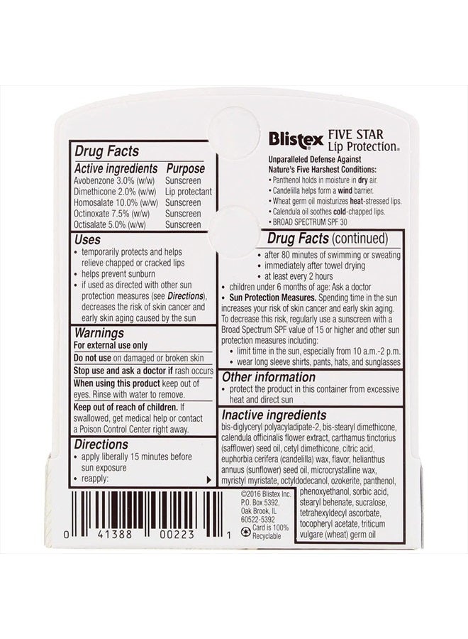 Blistex 5 Star Lip Protct Size .15oz, 3 pack - Image 3