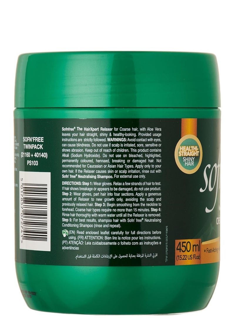 Sofn'free Flaky hair straightening cream for coarse hair with aloe vera - Image 3