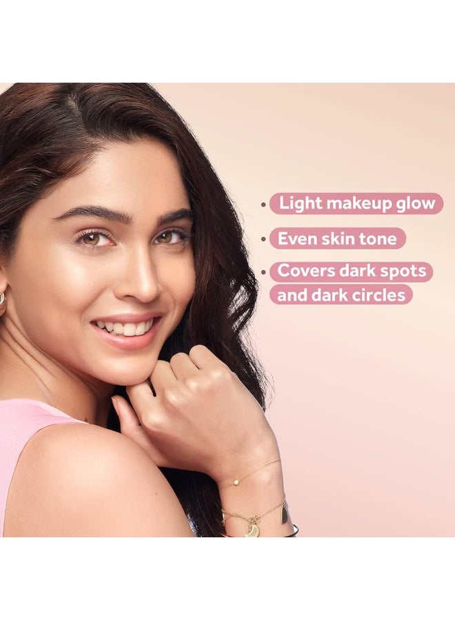 POND'S BB+ Cream, Instant Spot Coverage + Light make up Glow, Light, 18 g - Image 4