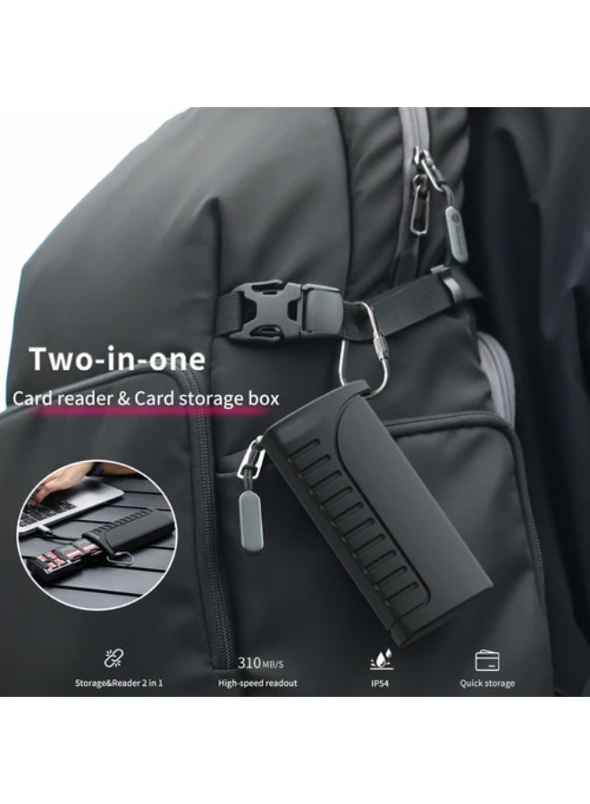 مامن CF-Reader Pro – Type-C Multi Card Reader & Storage Box - Image 5