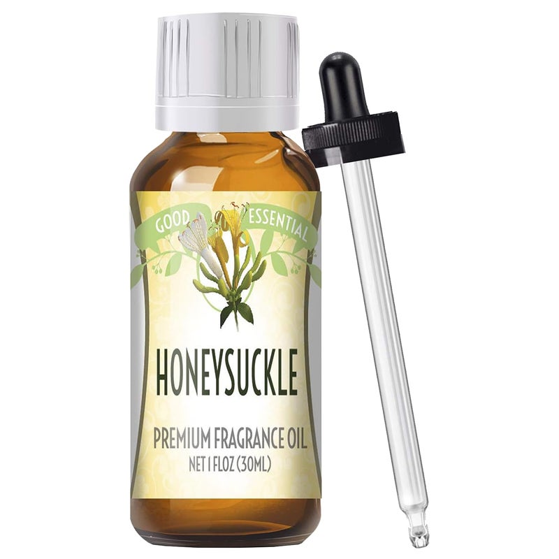 Good Essential – Professional Honeysuckle Fragrance Oil 30 ml for Diffuser, Candles, Soaps, Lotions, Perfume 1 fl oz - Image 1