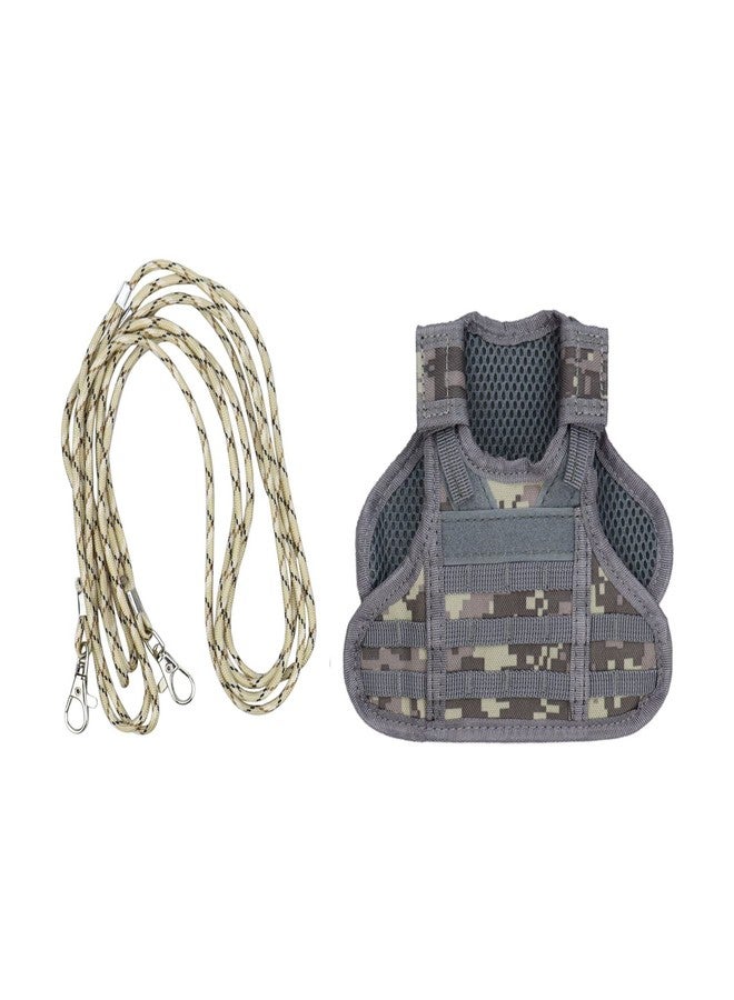 vomvomp Ferrets Army Vest Harness and Leash for Small Animals Guinea Pig Bunny Kitten Puppy Ferret Clothes Accessories - Image 4