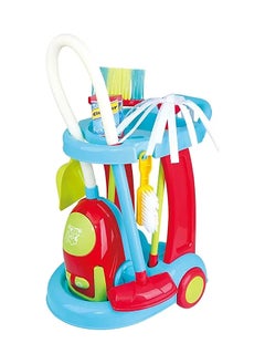 PLAYGO PlayGo My Cleaning Trolley With Electronic Vacuum Cleaner – Pretend Play Household Cleaning Toy  - Image 2