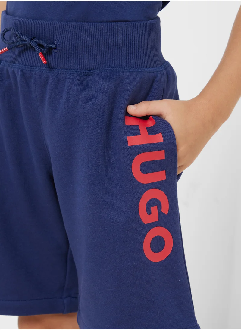 HUGO Kids Logo Shorts