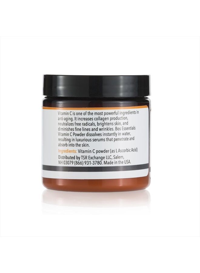 Bos Essentials Ultra Fine Cosmetic Grade Vitamin C Powder | DISSOLVES INSTANTLY IN WATER | Make fresh & effective Vitamin C serum | Vitamin C for Face, Body Skin Care - Image 3