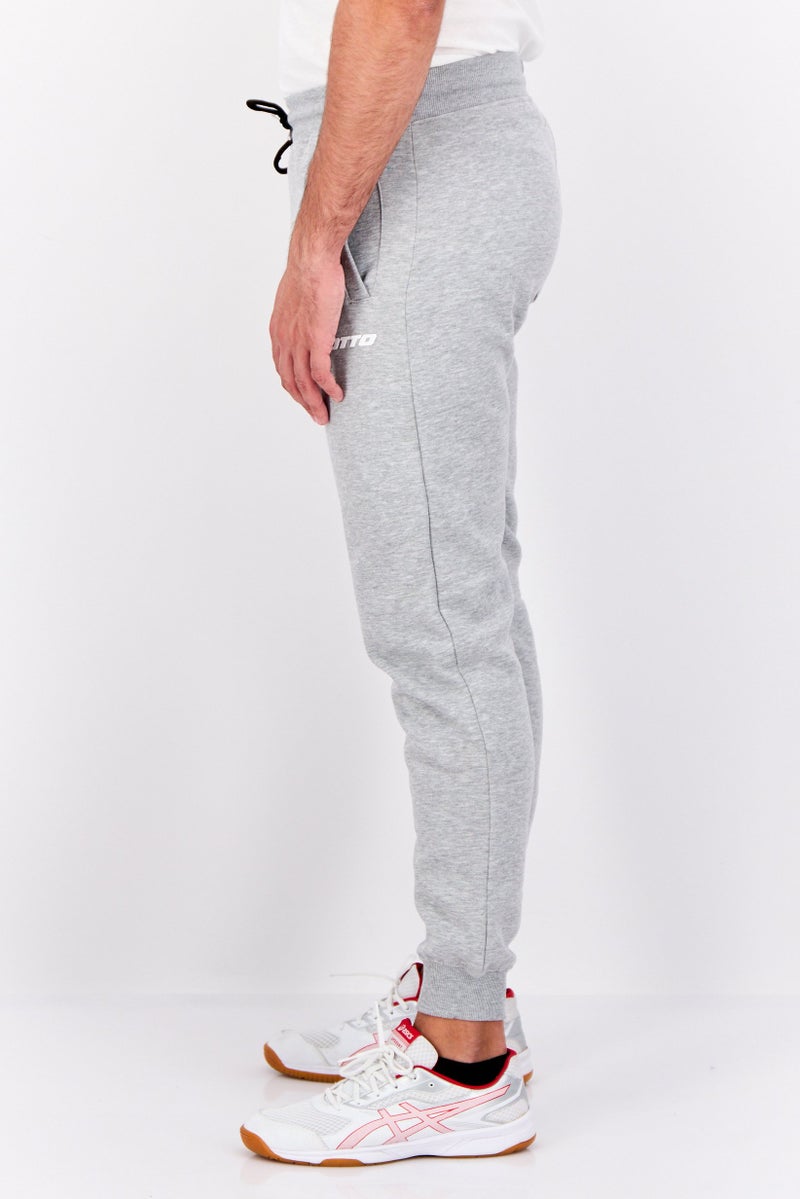LOTTO Men Sportswear Fit Training Sweatpants, Grey - Image 3