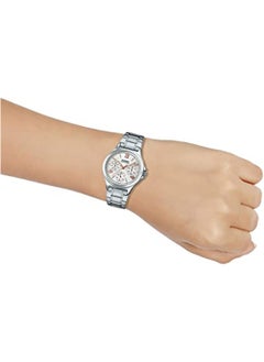 CASIO Women's Stainless Steel Round Shape Analog Watch LTP-V300D-7A2UDF - 38 mm - Silver  - Image 4