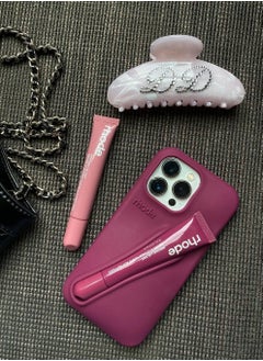 rhode Peptide Lip Gloss Phone Case for iPhone 15 Pro Max Tint (Espresso) + Summer Lip Glaze Stylish iPhone 15 Pro Max Cover for Women Girls  - Image 4