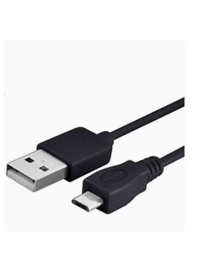 كابل شحن Micro USB لأجهزة الألعاب بلايستيشن 4/إكس بوكس ون أسود  - Image 1
