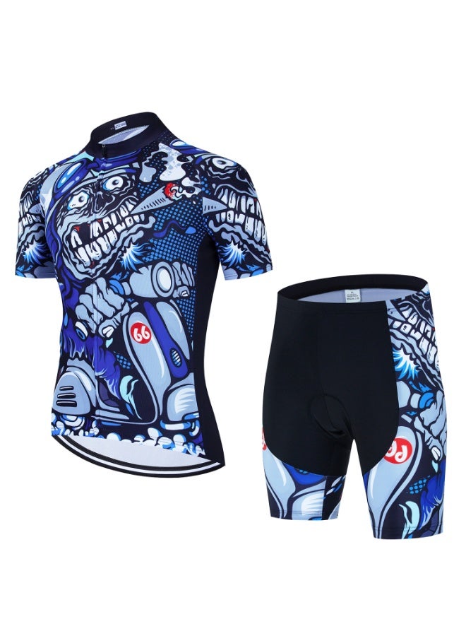 KUYING Summer Short Sleeved Cycling Suit Set  - Image 1